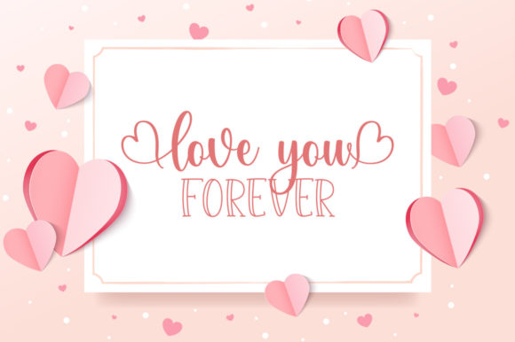 Be My Valentine Font - Preview 3