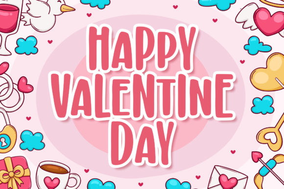 Bouncy Valentine Font - Preview 1