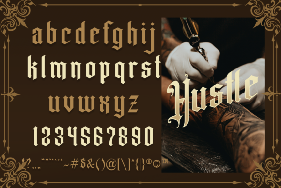 Cleanthes Font font preview - 5