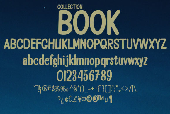Collection Book Font - Preview 3