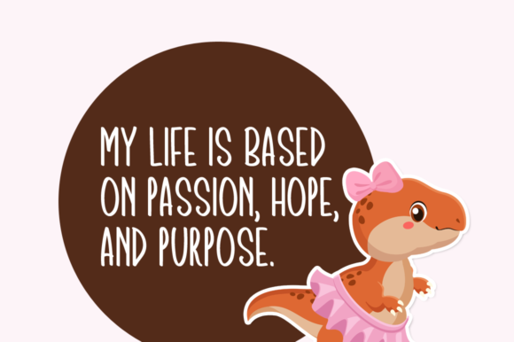 Cute Dinosaur Font - Preview 2