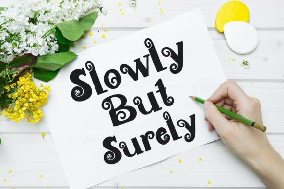 Gorgeous Swirls Font PNG with transparent background - Preview 2