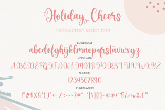 Holiday Cheers Font - Preview 4