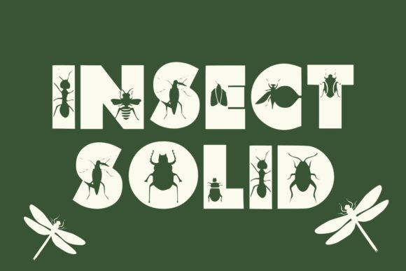 Insect AZ Font - Preview 1
