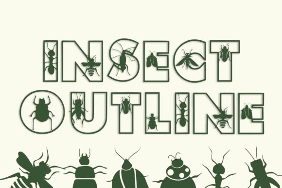 Insect AZ Font - Preview 2