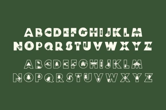 Insect AZ Font - Preview 4