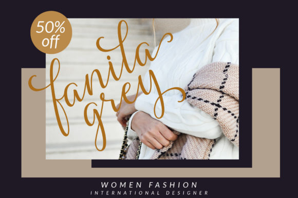 Luisina Font PNG with transparent background - Preview 3
