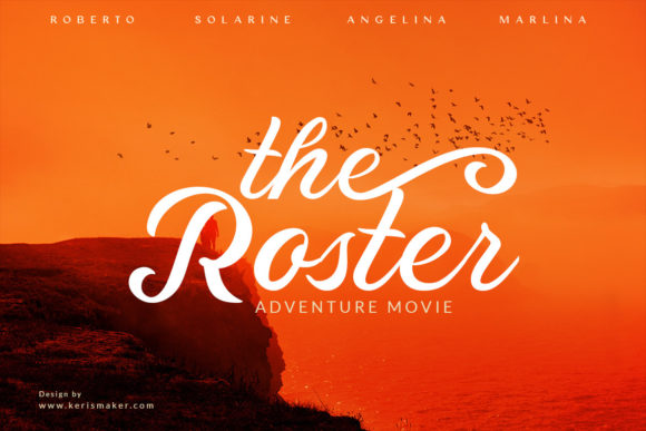 Polthena Font PNG with transparent background - Preview 2