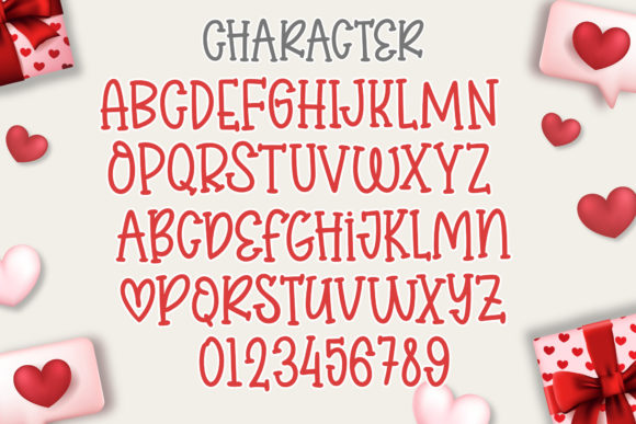 Romeo Romance Font PNG with transparent background - Preview 1
