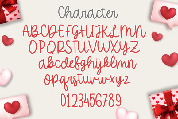 Romeo Romance Font PNG with transparent background - Preview 2