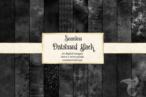Seamless Distressed Black Textures