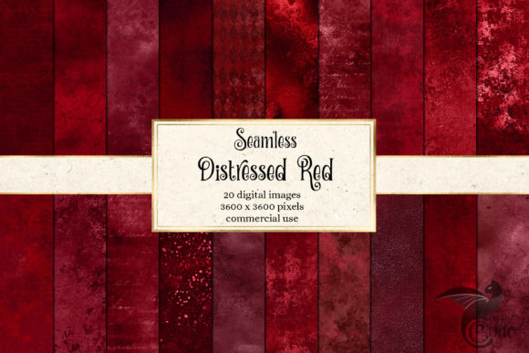 Seamless Distressed Red Textures