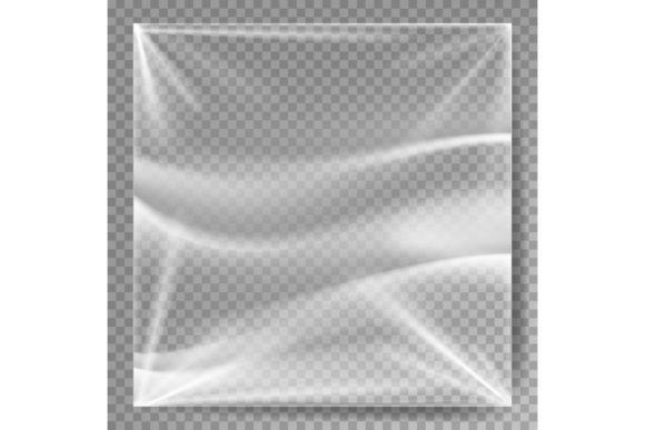 Transparent Polyethylene Vector. Plastic