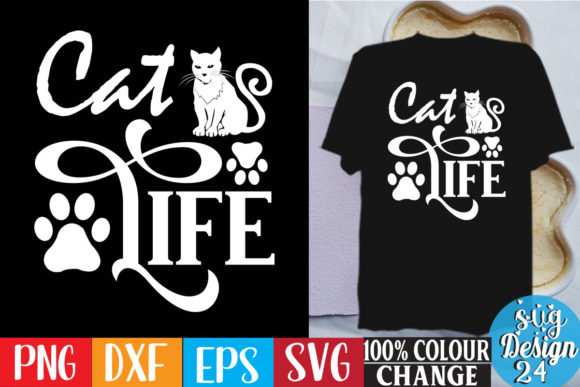 Cat Life Free Cat Free Svg Design Free