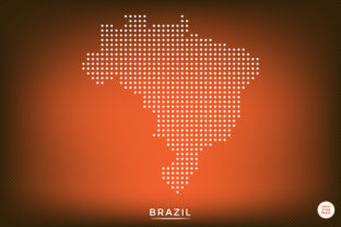 David star dot Brazil country map