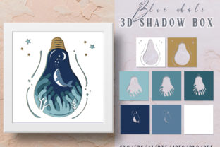 Whale 3D Shadow Box SVG Files · Creative Fabrica