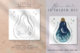 Whale 3D Shadow Box SVG Files · Creative Fabrica