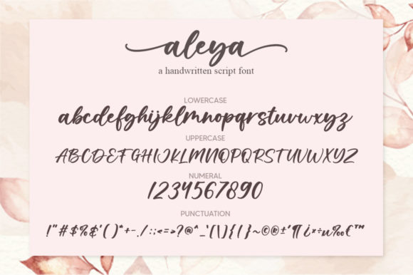 Aleya Font - Preview 4