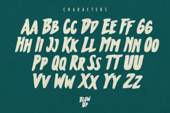 Blow Up Font - Preview 2