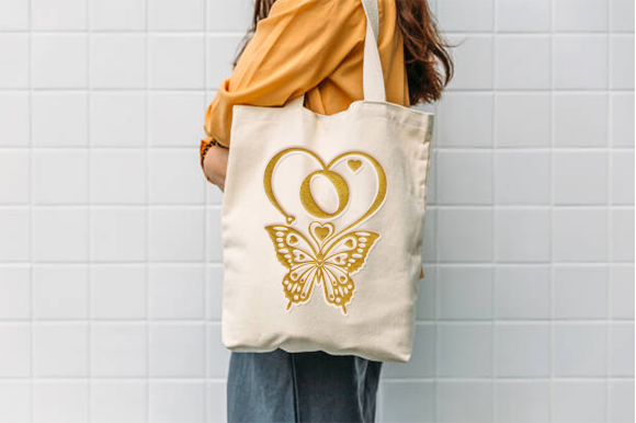 Butterfly Lover Monogram Font - Preview 2