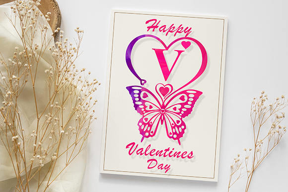 Butterfly Lover Monogram Font - Preview 5