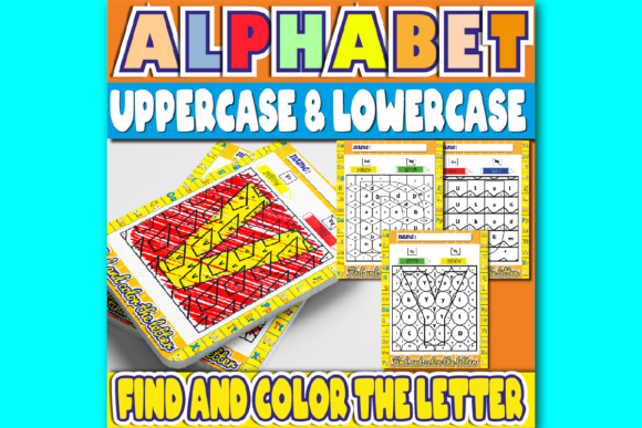 Alphabet Mazes a and Z | Color by Letter Graphic by MOF92 · Creative ...