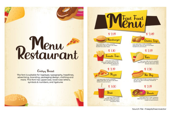 Crispy Bread Font - Preview 2