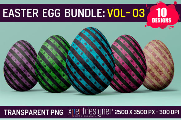 Easter Egg Mega Bundle Vol - 01 Bundle · Creative Fabrica