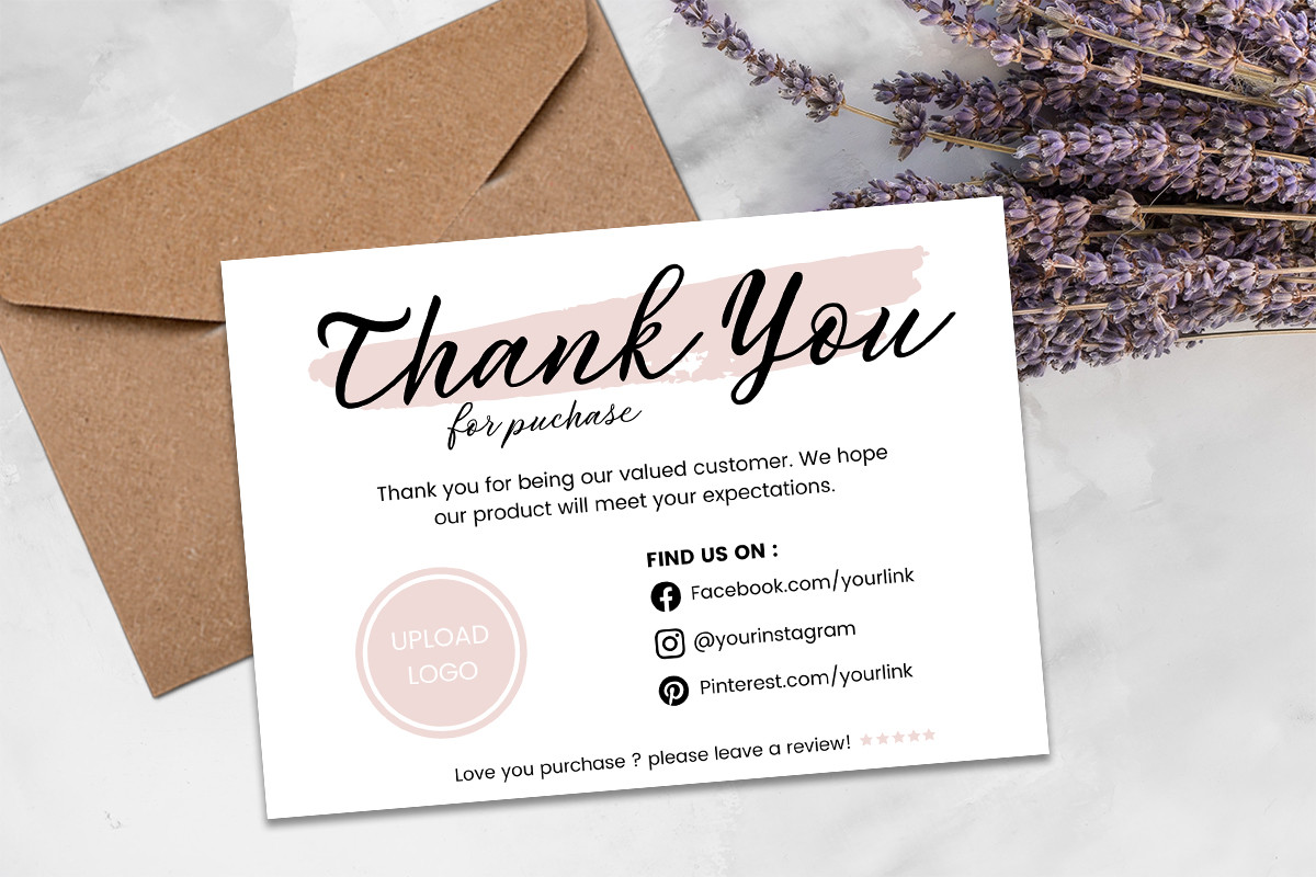 Editable Canva Thank You Card #2
