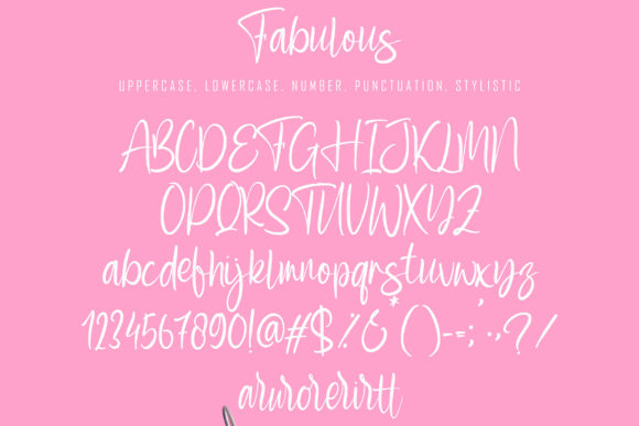 Fabulous Font - Preview 6