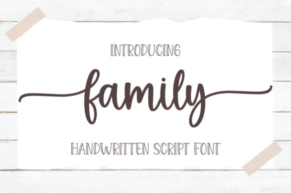 Family Font by Graphix Line Studio · Creative Fabrica