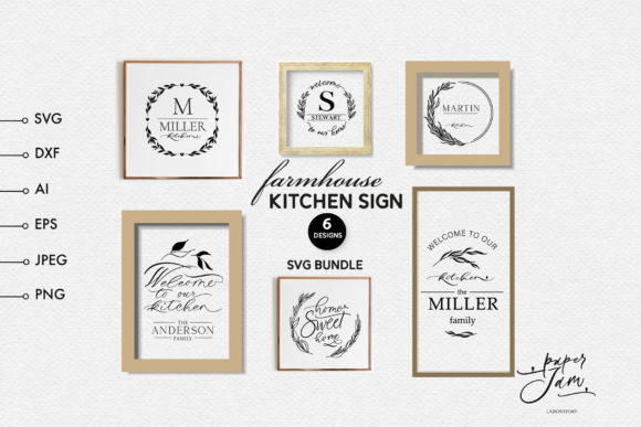 Farmhouse Sign SVG Kitchen Sign Svg