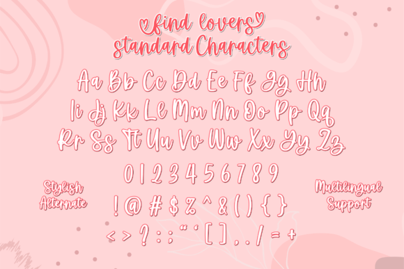 Find Lovers Font - Preview 2