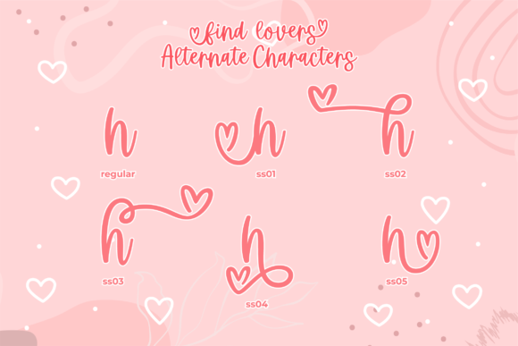 Find Lovers Font - Preview 3