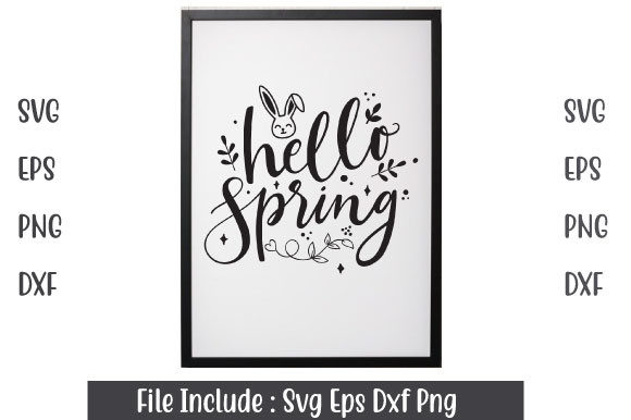 Hello Spring Svg Free Graphics