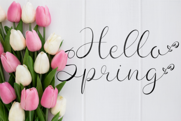Leafdream Font PNG with transparent background - Preview 3