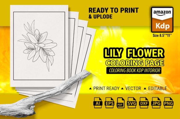 Daisy Flower Kids Coloring Page & Book Graphic by GraphicArt · Creative ...