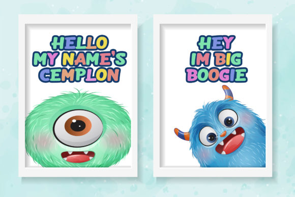 Monster Kids Font PNG with transparent background - Preview 1