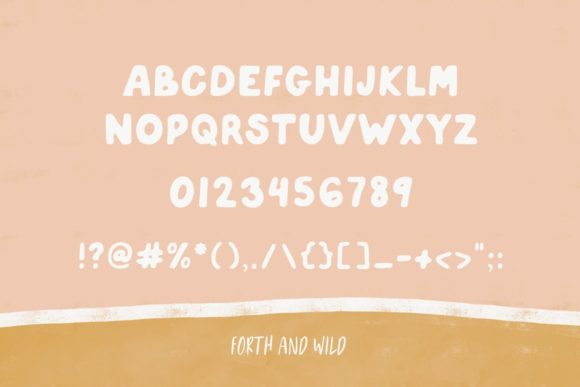 Peaches and Cream Font PNG with transparent background - Preview 1