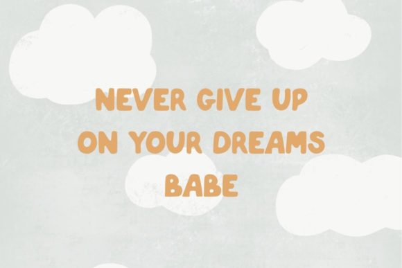 Peaches and Cream Font PNG with transparent background - Preview 2