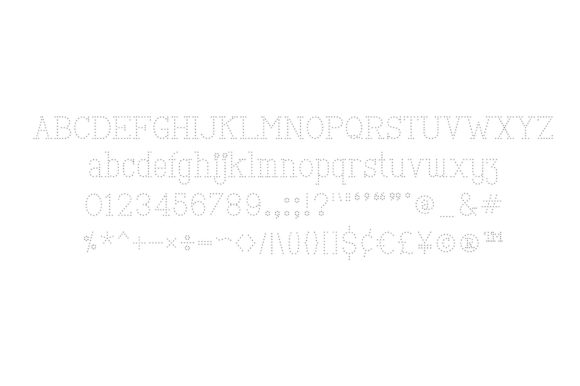 ABC Dot Practice Font PNG with transparent background - Preview 4