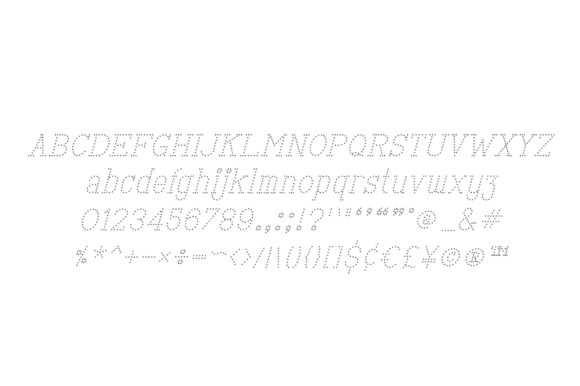 ABC Dot Practice Italic Bold Font - Preview 4