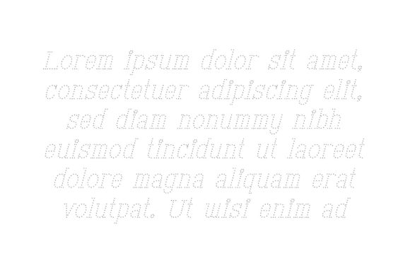 ABC Dot Practice Italic Font - Preview 3