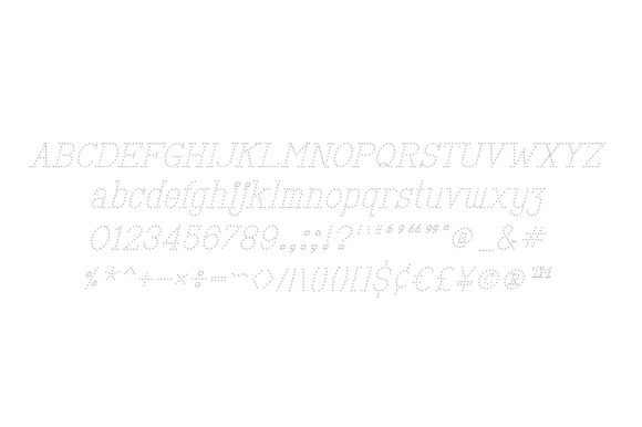 ABC Dot Practice Italic Font - Preview 4