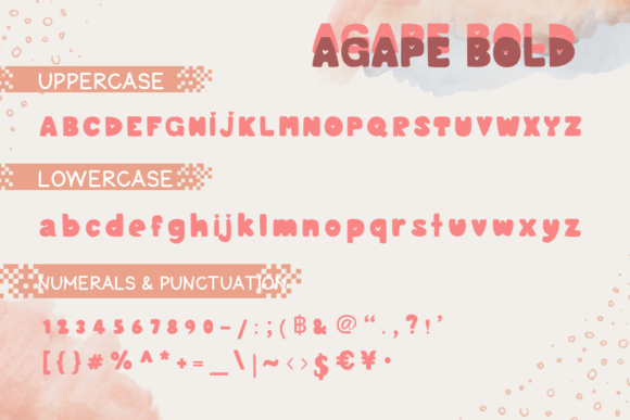 Agape Font - Preview 1