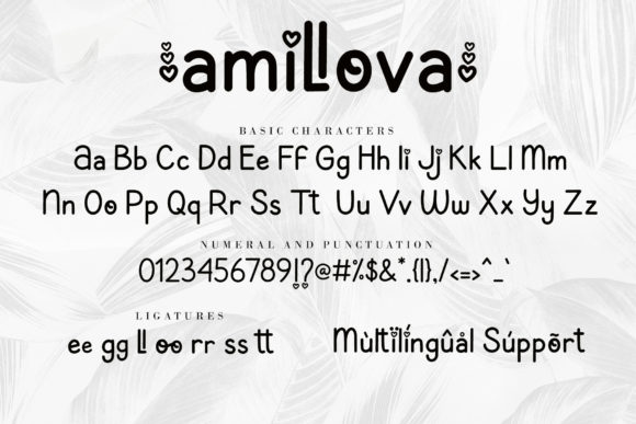 Amillova Font - Preview 6