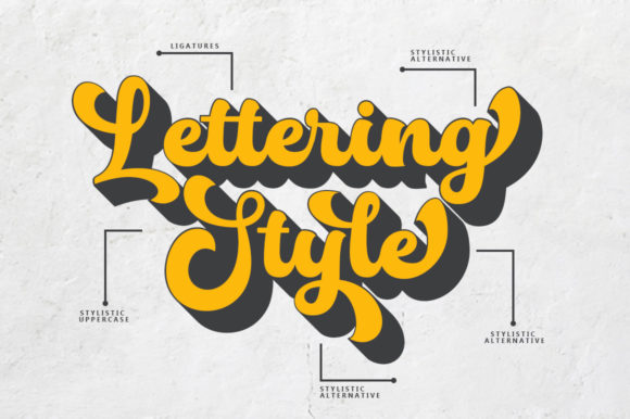 Antonia Retro Font - Preview 1