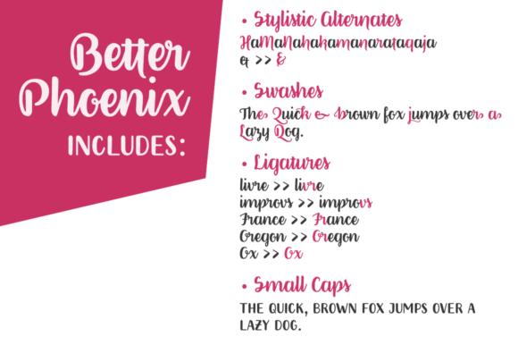 Better Phoenix Font - Preview 5