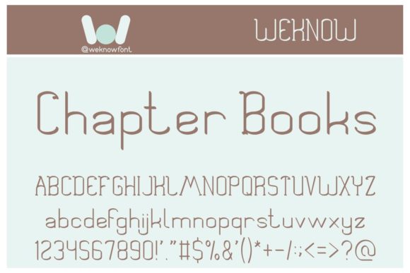 Book Shelves Font - Preview 1