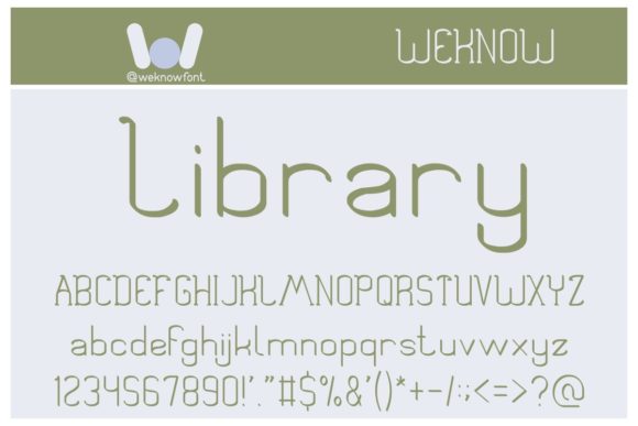 Book Shelves Font - Preview 3